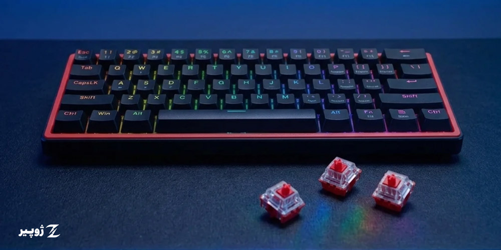 توضیحات کیبرد redragon-k617