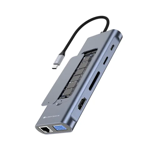 هاب Usb لایت ویو مدل Lightwave LW-M2/NVME-DOCK-11I1 zhopir