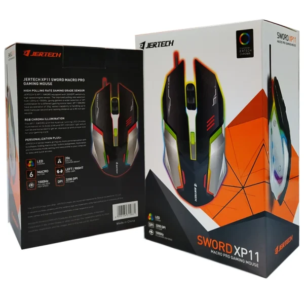 ماوس گیمینگ جرتک سیم دار مدل Jertech Sword XP11 - Image 6