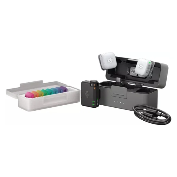 میکروفن یقه ای دی جی آی مدل DJI Mic Mini 2 (2 TX + 1 RX + Charging Case) - Image 4