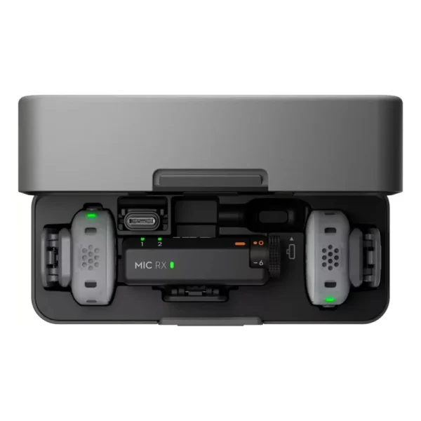 میکروفن یقه ای دی جی آی مدل DJI Mic Mini 2 (2 TX + 1 RX + Charging Case) - Image 5