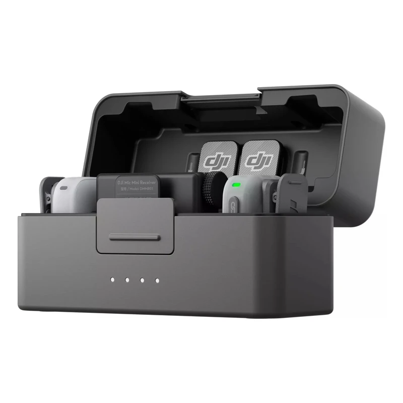 dji mic mini 2 میکروفن یقه ای دی جی آی مدل DJI Mic Mini 2 (2 TX + 1 RX + Charging Case) - Image 1